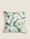 Pure Cotton Leaf Print Cushion